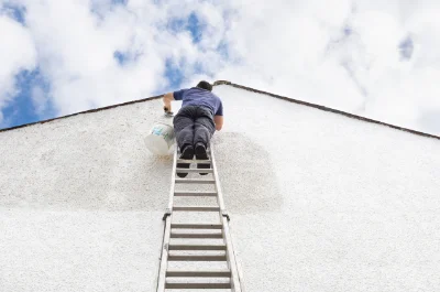 Peinture extérieure à la Giettaz — façades et ravalement